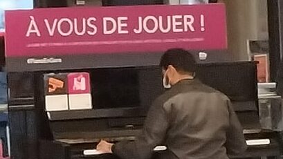 Piano public Montparnasse